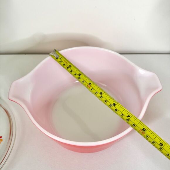 Vintage Pyrex Friendship Collection 474 1.5 Qt Round Covered Casserole With Lid - Picture 10 of 11